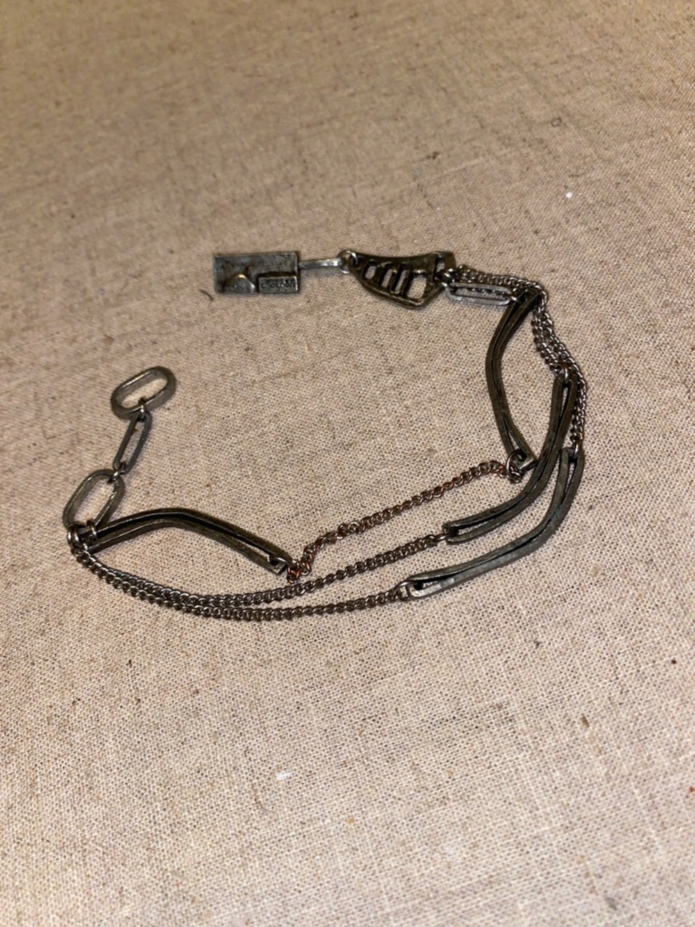 Anne Marie Chagnon Metalwork Chain Bracelet